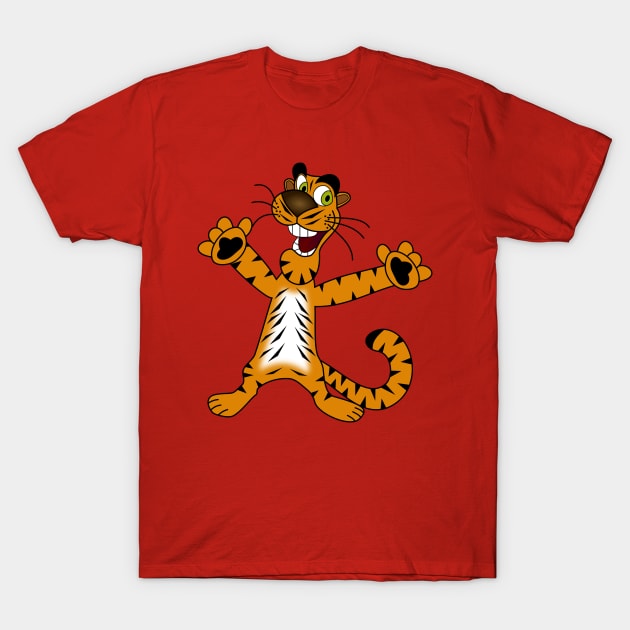 Funny Tiger T-Shirt by holidaystore